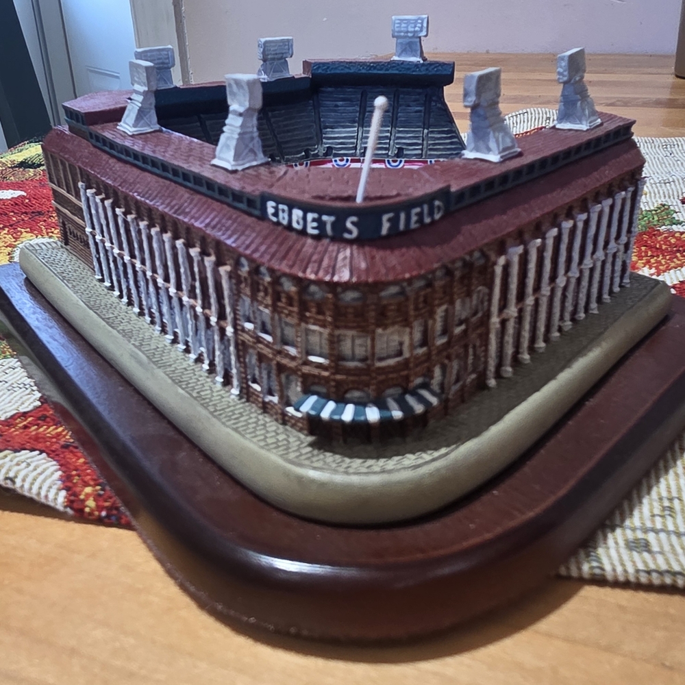 Danbury Mint Ebbets Field Stadium Replica - Brown and Gray....SOLD